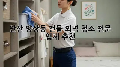 안산 양상동 건물 외벽 청소 전문 업체 추천