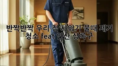 ✨반짝반짝✨ 우리 집 샤워기, 물때 제거 청소🚿 (feat. 안산 상록구)